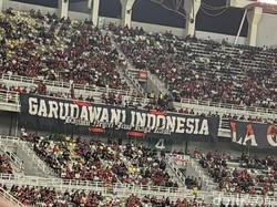 Suporter Bergemuruh, Timnas Indonesia 2-0 Lawan Taiwan