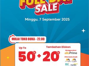 Transmart Full Day Sale Datang Lagi! Segera Merapat, Nikmati Diskon 50% + 20%