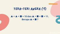 Tes Logika dengan Teka-teki Angka, IQ Super Pasti Benar Semua