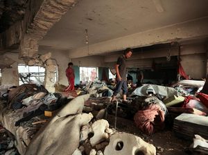Gaza Berduka, Sekolah Penampungan Pengungsi Jadi Sasaran Serangan Israel Gaza Berduka, Sekolah Penampungan Pengungsi Jadi Sasaran Serangan Israel
