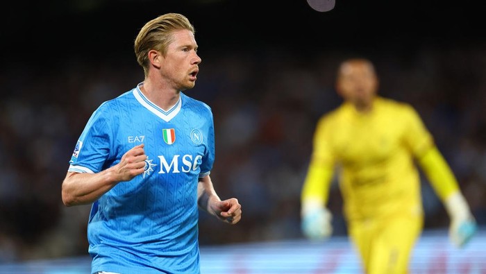 Soccer Football - Serie A - Napoli v Cagliari - Stadio Diego Armando Maradona, Naples, Italy - August 30, 2025 Napolis Kevin De Bruyne REUTERS/Ciro De Luca