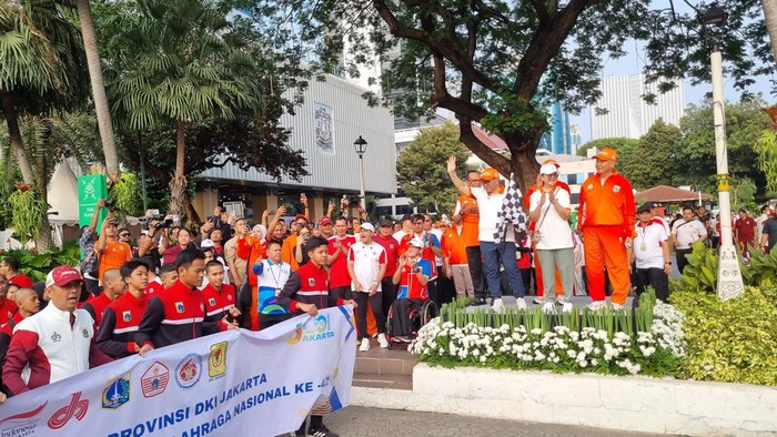 Pramono peringati hari olahraga nasional bersama atlet Jakarta
