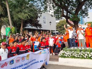 Peringati Hari Olahraga Nasional, Pramono Minta DKI Juara Umum PON-Peparpenas