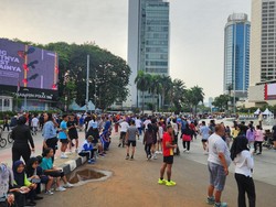 CFD Jakarta Pagi Ini Ramai, Warga Lega Kondisi Kembali Normal