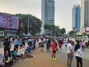 CFD Jakarta Pagi Ini Ramai, Warga Lega Kondisi Kembali Normal CFD Jakarta Pagi Ini Ramai, Warga Lega Kondisi Kembali Normal