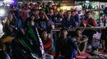 Antusias Warga Nobar Timnas vs Lebanon di Pasar Gembrong