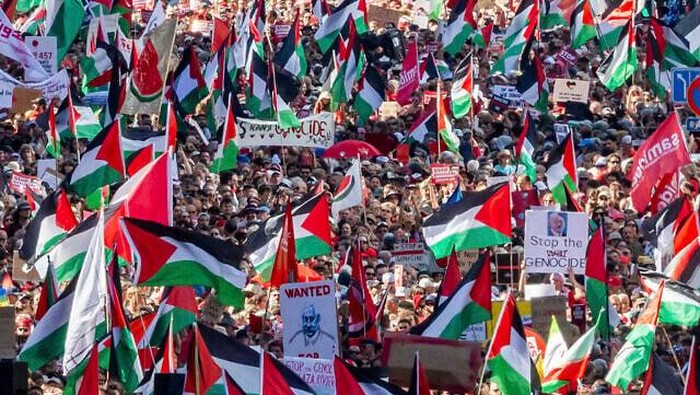 Solidaritas untuk Palestina, Aksi Damai Guncang Jantung Eropa!