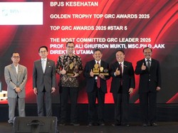 Implementasi GRC Dinilai Unggul, BPJS Kesehatan Boyong Golden Trophy 2025