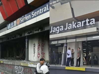 Before-After Halte Senen Sentral yang Kini Jadi Jaga Jakarta Usai RIcuh