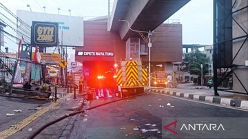 6 Fakta Ruko Dekat MRT Cipete Luluh Lantak Dilalap Api