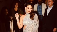 7 Gaya Kareena Kapoor Berkilau dengan Saree Berhias Ratusan Payet