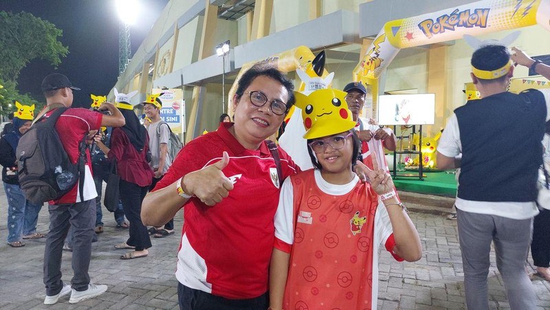 Momen Istimewa Ratusan Anak Down Syndrome-Yatim Piatu Dukung Timnas di Sidoarjo