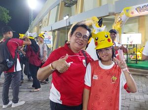 Momen Istimewa Ratusan Anak Down Syndrome-Yatim Piatu Dukung Timnas di Sidoarjo