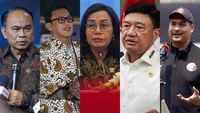 Potret 5 Menteri yang Dicopot Prabowo, Sri Mulyani hingga Dito