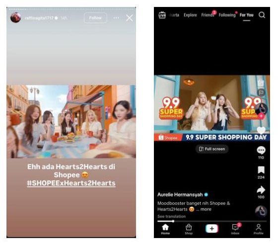 Shopee X Hearts2Hearts 9.9 Super Shopping Day