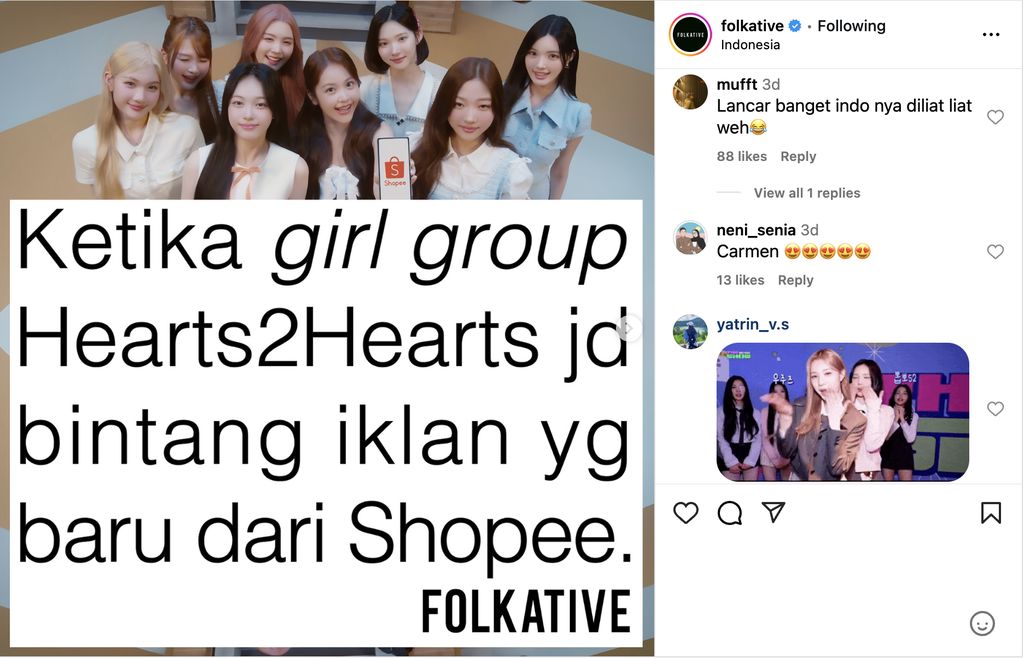 Shopee X Hearts2Hearts 9.9 Super Shopping Day