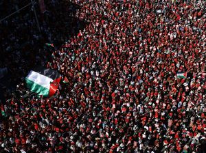 Solidaritas Palestina, Lautan Massa Penuhi Ibu Kota Belgia