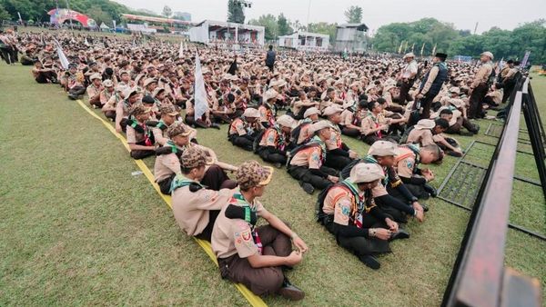 Potret 15 Ribu Pramuka World Muslim Scout Jamboree Penuhi Buperta Cibubur