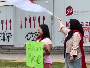 Video: Aksi Damai Diaspora Indonesia di Jerman, Suarakan Kondisi Tanah Air