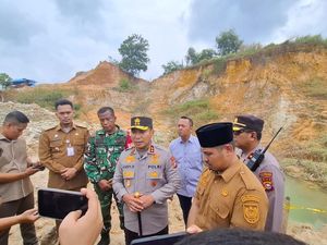 Cek TKP Bocah Tenggelam, Kapolda Riau Soroti Tambang Ilegal di Pekanbaru