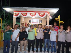 Polres Dumai Sambang Kampung, Minta Warga Aktifkan Siskamling