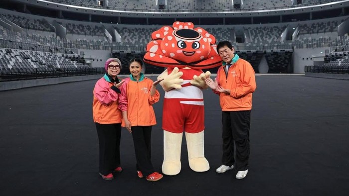 Maskot Kejuaraan Dunia Senam 2025