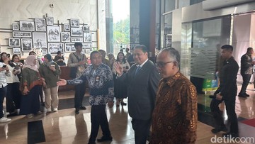 Airlangga hingga Pejabat BI Hadiri Sertijab Menkeu Purbaya