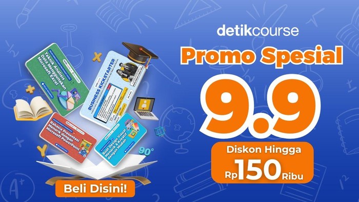 Upgrade Skill Impian? Ada Diskon Spesial 9.9 detikcourse Buat Kamu!