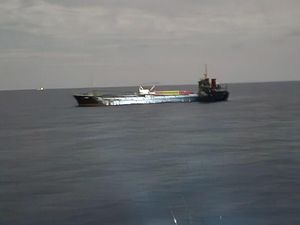 Kapal MV Leann Terbakar di Anambas, ABK Tak Ditemukan Kapal MV Leann Terbakar di Anambas, ABK Tak Ditemukan