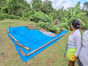 Kuburan Desa Adat Bongan Tabanan Tergerus Hujan Deras, Jenazah Menyembul