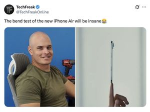 Meme Kocak iPhone Air, Tipis Tapi Malah Jadi Lelucon