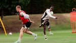 Momen Isak Si Pemain Termahal Liga Inggris Latihan Perdana di Liverpool