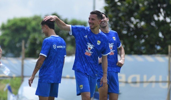 Para pemain Persib Bandung.