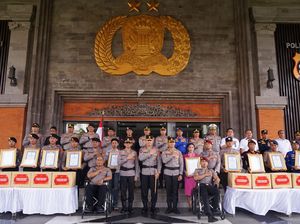 Anggota Polda Bali yang Kawal Demo Dapat Kenaikan Pangkat Luar Biasa