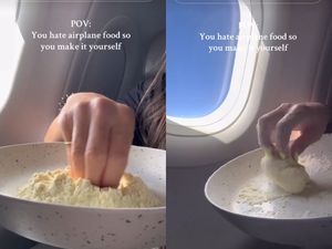 Viral! Influencer Ini Dikecam Gegara Masak Pasta di Pesawat Viral! Influencer Ini Dikecam Gegara Masak Pasta di Pesawat