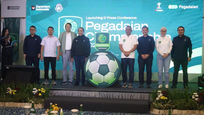 Jumpa pers Championship Pegadaian, yang dulu dikenal dengan nama Liga 2.