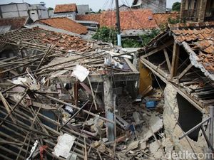 Kondisi Terkini Rumah Hancur Akibat Ledakan di Pondok Cabe, Tangsel