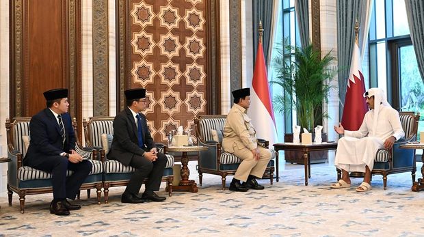 Bertemu Emir Qatar, Prabowo Tegaskan Dukungan RI Usai Doha Diserang Israel