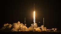 Momen Dramatis Satelit Nusantara Lima Meluncur Pakai Roket SpaceX
