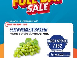 Beli Anggur di Transmart Full Day Sale, Harga Ringan di Kantong