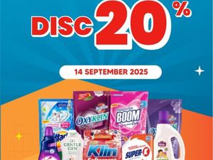 Detergen Cair Diskon 20% di Transmart Full Day Sale