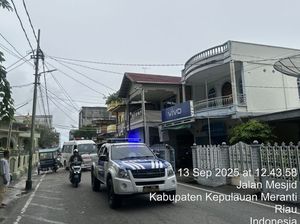 Polantas Menyapa di Meranti, Kawal Ambulans Jenazah ke Pemakaman