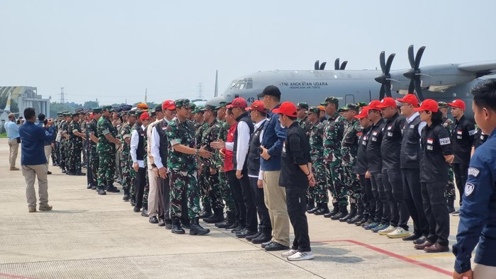 Misi Kemanusiaan Usai, Satgas Garuda Merah Putih Kembali ke Tanah Air!