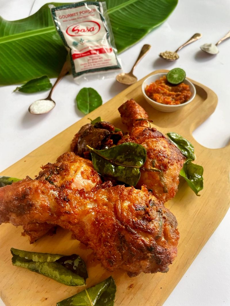 Resep ayam goreng terasi daun jeruk buatan Mega Ayu Putri, salah satu pemenang Master Resep Sasa