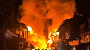 Saat Si Jago Merah Lalap 51 Rumah dan Toko di Lumbis