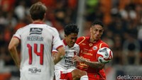 Persija harus puas berbagi angka dengan Bali United dengan skor 1-1.