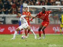 Duel Sengit Persija vs Bali United Berakhir Sama Kuat 1-1