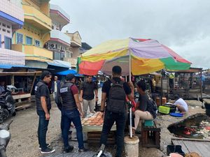 Antisipasi Rabies, Polres Meranti Monitoring Peredaran Daging Anjing di Pasar Antisipasi Rabies, Polres Meranti Monitoring Peredaran Daging Anjing di Pasar