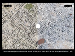 Video: Visual Satelit Sebelum dan Setelah Genosida Gaza oleh Israel