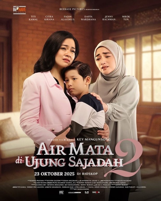 Film bioskop terbaru Air Mata di Ujung Sajadah 2 (2025)/Foto: Beehave Pictures